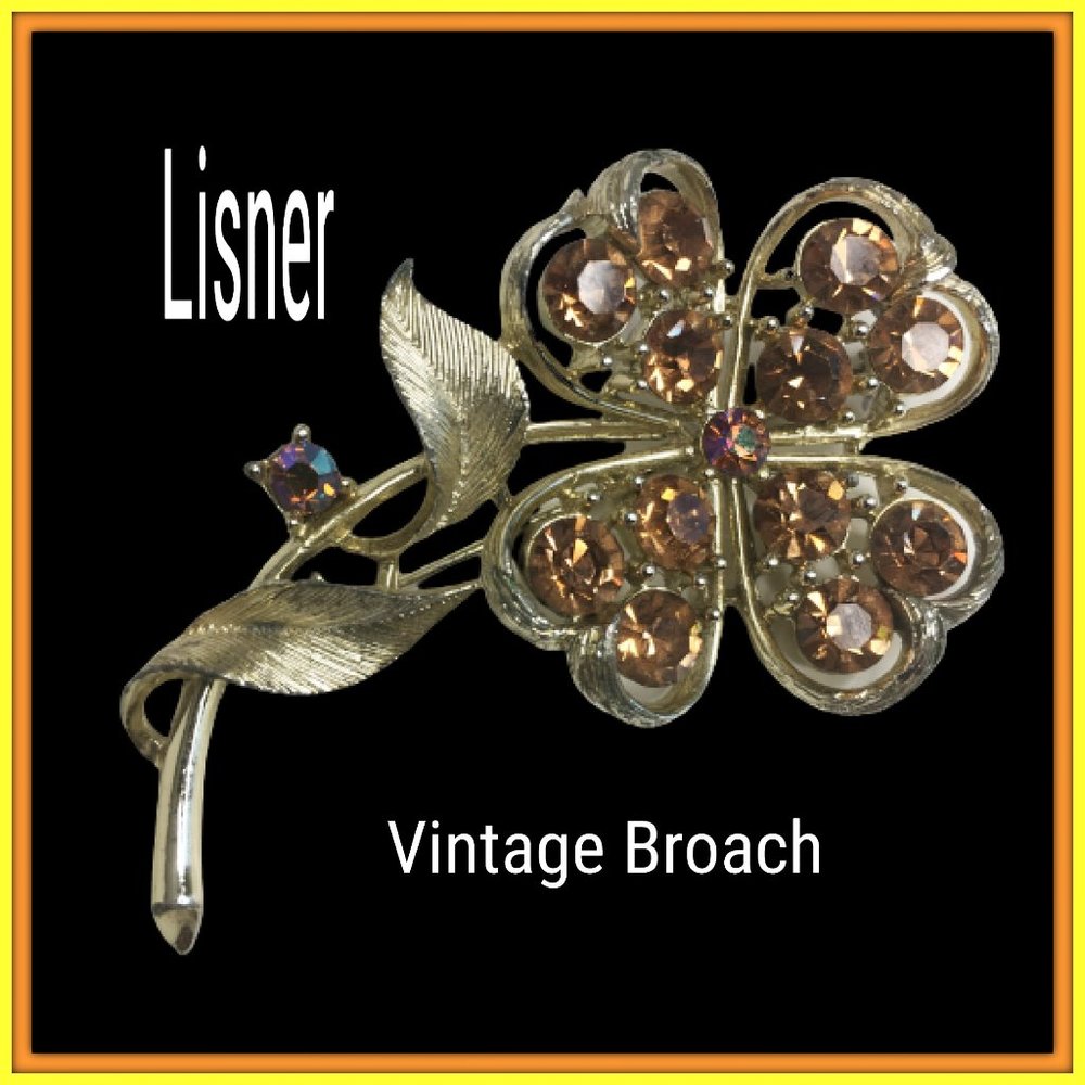 Vintage broach "Lisner"
